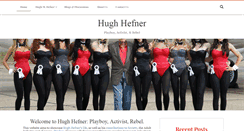 Desktop Screenshot of hughhefnerplayboyactivistrebel.com